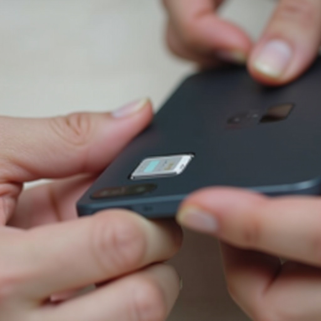 How to Insert a SIM Card in a Blu Phone
