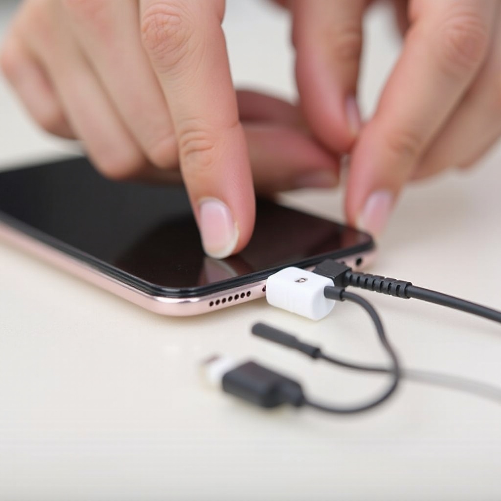 how to dry your phone charger port